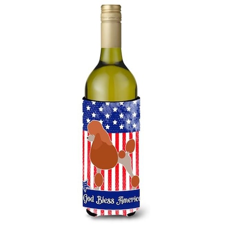 Carolines Treasures Carolines Treasures BB8392LITERK Royal Poodle American Wine Bottle Beverge Insulator Hugger BB8392LITERK